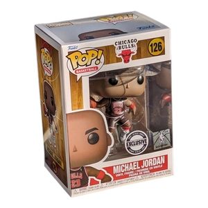 Funko Pop! Michael Jordan Black Pinstripe Jersey Bulls 126 Foot Locker Exclusive